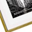 12x12 Gold Matted to 10x10 and 8x8 Wall Frame