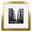 12x12 Gold Wide Matted to 10x10 & 8x8 Wall Frame