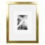 12x16 Gold Wide Matted to 8x10 & 5x7 Wall Frame