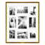9-Opening Gold Collage Picture Frame, 16x20