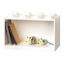 8-Knobs Lego Brick Shelf, White