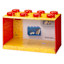 8-Knobs Lego Brick Shelf, Red