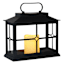 Black Box Outdoor Solar Lantern, 9"