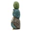 Stacked Owl Outdoor Garden Statue, 13"