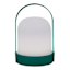 Turquoise Rechargeable Lantern, 9"