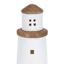 Honeybloom Wood Light Tower Table Figurine, 14"