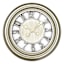 Champagne Finish Wall Clock, 22"