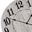 Grey-washed Wood Plank Wall Clock, 14"