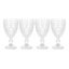 Set of 4 Circa Clear Wine Goblets, 10oz