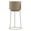 Cream Metal Planter, Small