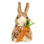 Homespun Easter Sisal Rabbit with Carrot, 6"