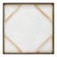 Crosby St. Abstract Hand Painted Wall Art with Black & Silver Frame, 40"