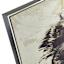 Crosby St. Abstract Hand Painted Wall Art with Black & Silver Frame, 40"