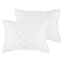 Providence 3-Piece White Cotton Velvet Quilt Set, Full/Queen