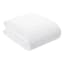 Providence 3-Piece White Cotton Velvet Quilt Set, Full/Queen
