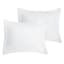 Providence 3-Piece White Cotton Velvet Comforter Set, Full/Queen