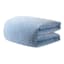 Providence 3-Piece Light Blue Cotton Velvet Comforter Set, Full/Queen