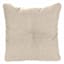 Tahiti Beige Outdoor Tufted Back Cushion
