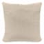 Tahiti Beige Square Oversized Outdoor Throw Pillow, 20"