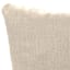 Tahiti Beige Square Oversized Outdoor Throw Pillow, 20"