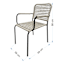 Crosby St. Byron Rope Patio Chair, Tan