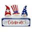 Sunny Club Patriotic Gnomes Table Sign, 10"