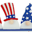 Sunny Club Patriotic Gnomes Table Sign, 10"