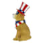 Homespun Patriotic Dog Figurine, 7"