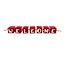 Freedom or Welcome Red Reversible Block Garland