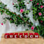 Freedom or Welcome Red Reversible Block Garland