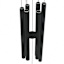 Tuned Black Metal Wind Chime, 39"