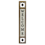 Welcome Wooden Outdoor Porch Leaner Sign, 60"
