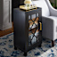 Providence Merrick 1-Door Cabinet, Black