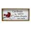 Wood & Metal Cardinal Outdoor Wall Decor, 18x8