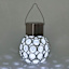Clear Crystalline Outdoor Solar Light