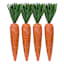 Homespun Easter 4-Count Orange Carrots in Bag, 10"