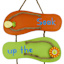 Sunny Club Soak Up the Sun Sandals Outdoor Wall Decor, 14"