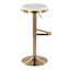 Providence Bailey Adjustable Barstool, Gold