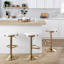 Providence Bailey Adjustable Barstool, Gold