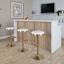 Providence Bailey Adjustable Barstool, Gold