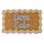 Homespun Easter Happy Easter Wavy Border Coir Mat, 18x30