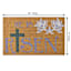 He Is Risen Easter Coir Mat, 18x30