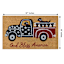 God Bless America Truck & Dogs Coir Mat, 18x30