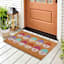 Bunny Brights Multicolor Easter Egg Coir Mat, 18x30