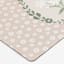 Honeybloom Neutral Floral Egg Easter Kitchen Mat, 18x30