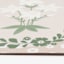 Honeybloom Neutral Floral Egg Easter Kitchen Mat, 18x30