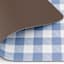 Homespun Easter Royal Blue Buffalo Plaid Kitchen Mat, 18x30