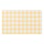 Homespun Easter Royal Yellow Buffalo Plaid Kitchen Mat, 18x30