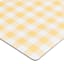 Homespun Easter Royal Yellow Buffalo Plaid Kitchen Mat, 18x30