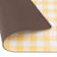 Homespun Easter Royal Yellow Buffalo Plaid Kitchen Mat, 18x30
